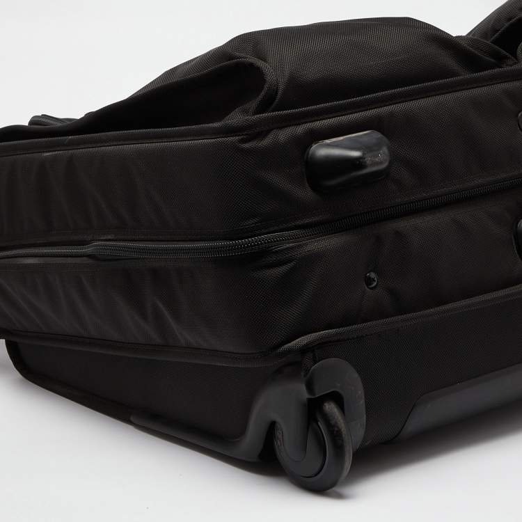 Pre Owned TUMI Black Nylon Alpha Rolling Garment Bag Suitcase