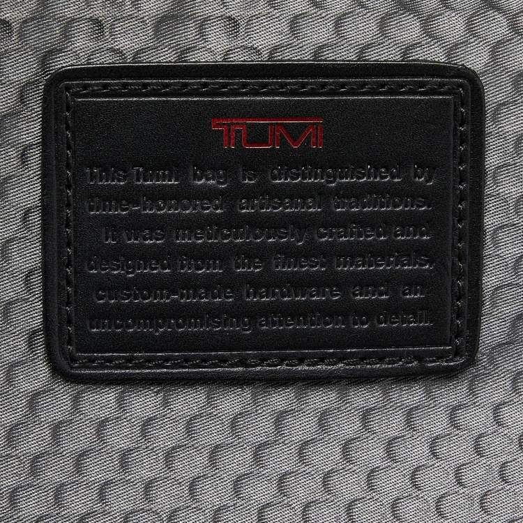 Pre Owned Tumi Black Nylon Alpha Bravo Bremerton Carry On Luggage