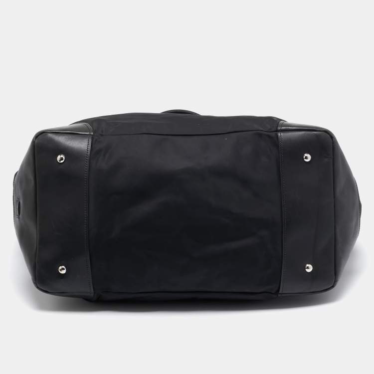 Pre Owned TUMI Black Nylon Weekender Bag