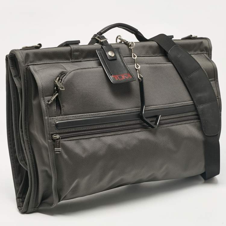Pre Owned TUMI Grey Balistic Nylon Suitcase