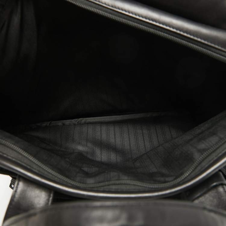 Pre Owned TUMI Black Leather Alpha 2 Briefcase