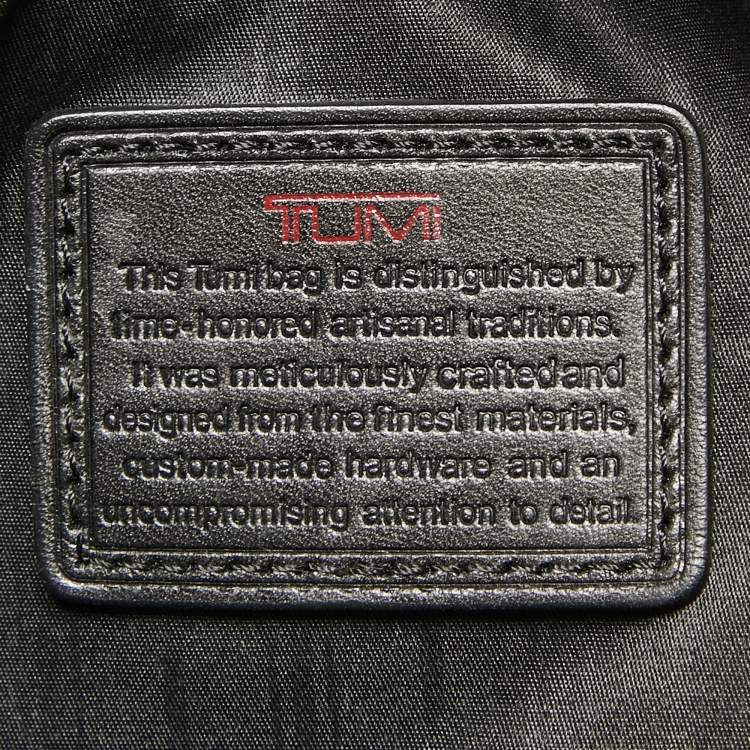 Pre Owned TUMI Black Leather Alpha 2 Briefcase