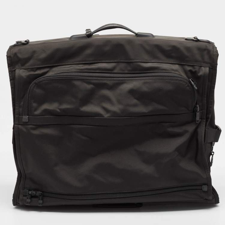 Pre Owned TUMI Black Balistic Nylon Plastic Suitcases