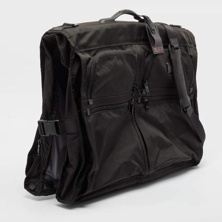 Pre Owned TUMI Black Balistic Nylon Plastic Suitcases