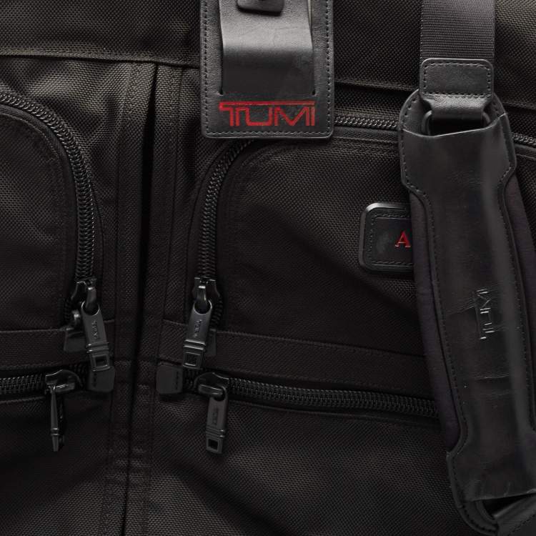 Pre Owned TUMI Black Balistic Nylon Plastic Suitcases