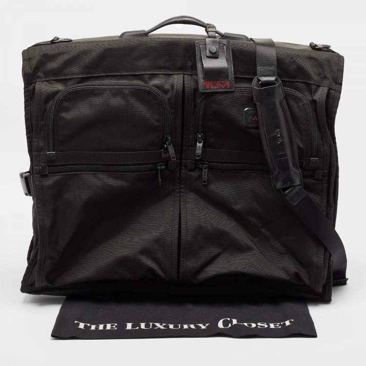 Pre Owned TUMI Black Balistic Nylon Plastic Suitcases