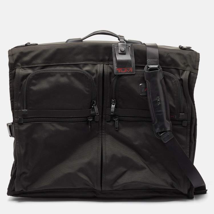 Pre Owned TUMI Black Balistic Nylon Plastic Suitcases
