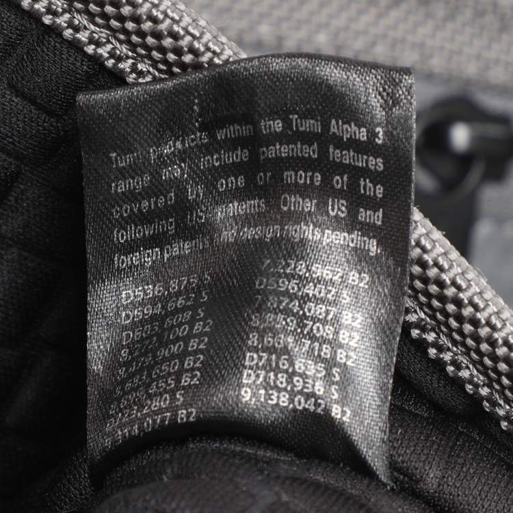 Pre Owned TUMI Black Nylon Alpha 3 Laptop Bag