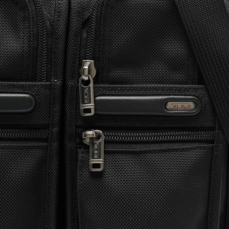 Pre Owned TUMI Black Nylon Organizer Laptop Briefcase