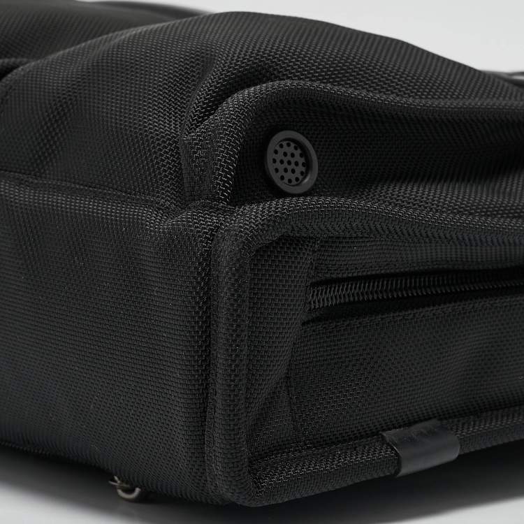 Pre Owned TUMI Black Nylon Organizer Laptop Briefcase