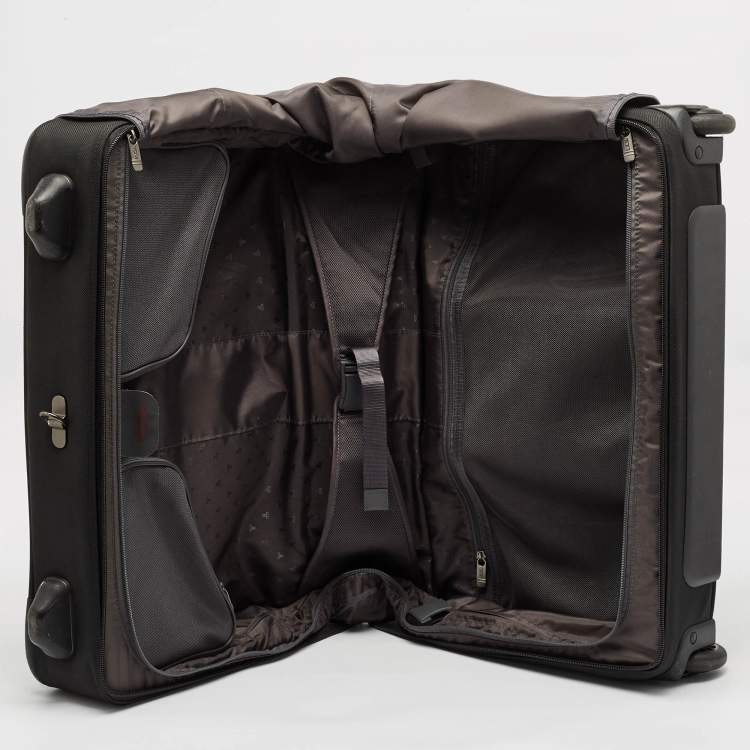Pre Owned TUMI Black Nylon 2 Wheeled Alpha G4 Garment Luggage