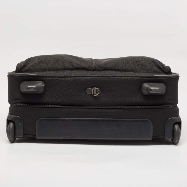 Pre Owned TUMI Black Nylon 2 Wheeled Alpha G4 Garment Luggage