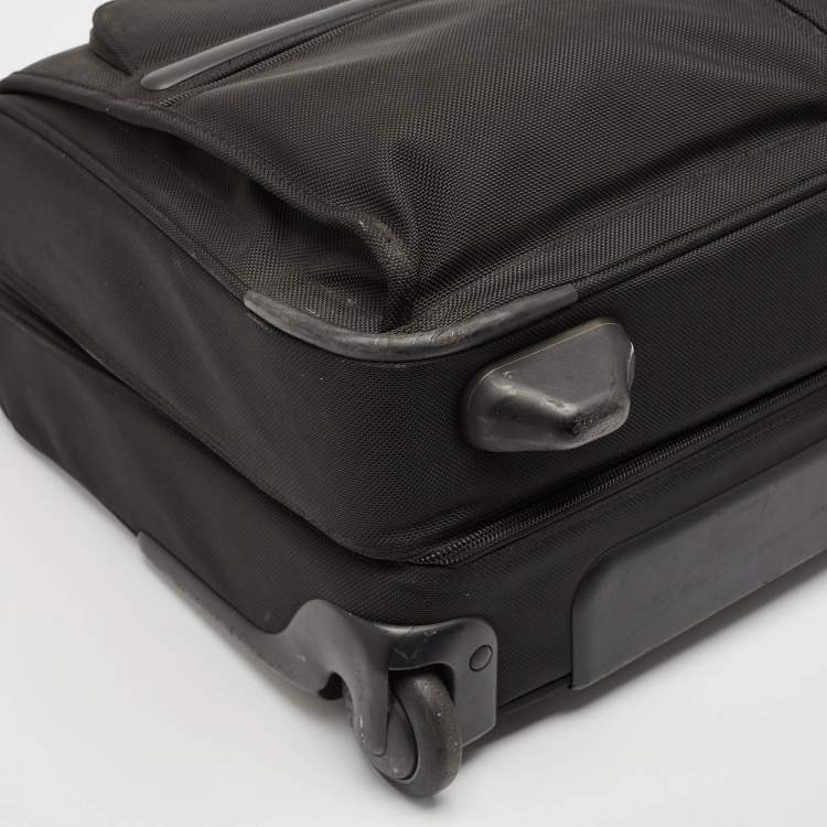 Pre Owned TUMI Black Nylon 2 Wheeled Alpha G4 Garment Luggage