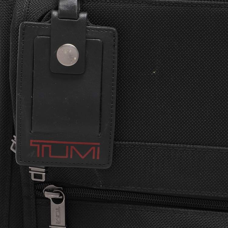 Pre Owned TUMI Black Nylon Tri Fold Garment Luggage Travel Bag