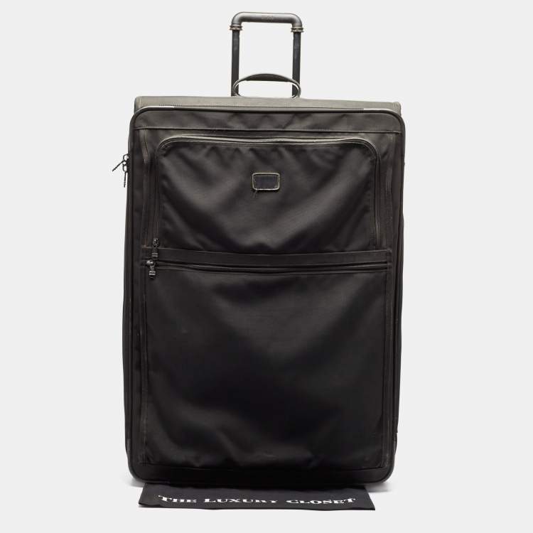 Pre Owned TUMI Black Nylon 2 Wheeled Alpha Extended Trip Luggage