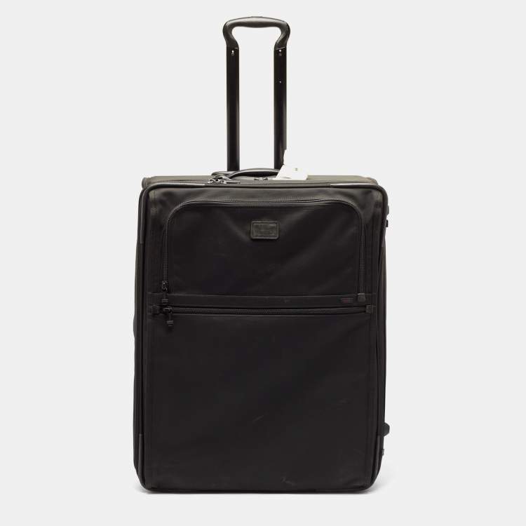 Pre Owned TUMI Black Nylon 2 Wheeled Alpha Expandable Extended Trip Luggage