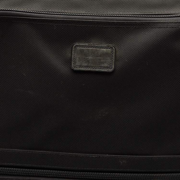 Pre Owned TUMI Black Nylon 2 Wheeled Alpha Expandable Extended Trip Luggage