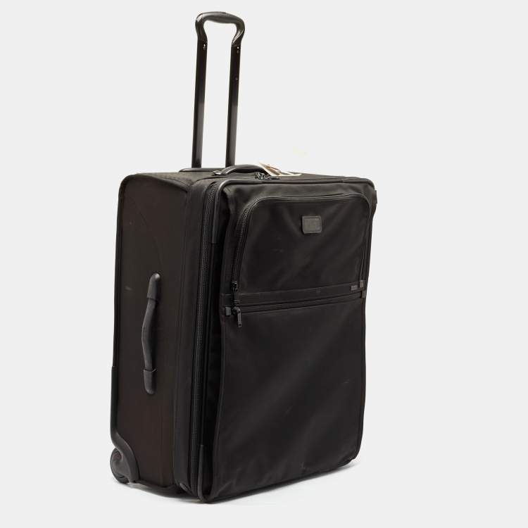 Pre Owned TUMI Black Nylon 2 Wheeled Alpha Expandable Extended Trip Luggage