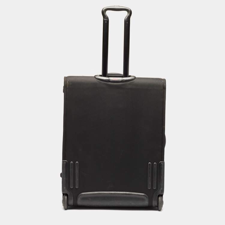 Pre Owned TUMI Black Nylon 2 Wheeled Alpha Expandable Extended Trip Luggage