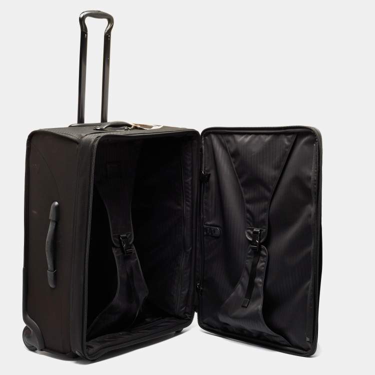 Pre Owned TUMI Black Nylon 2 Wheeled Alpha Expandable Extended Trip Luggage