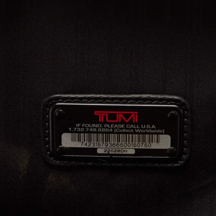 Pre Owned TUMI Black Nylon 2 Wheeled Alpha Expandable Extended Trip Luggage