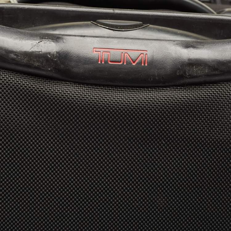 Pre Owned TUMI Black Nylon 2 Wheeled Alpha Expandable Extended Trip Luggage