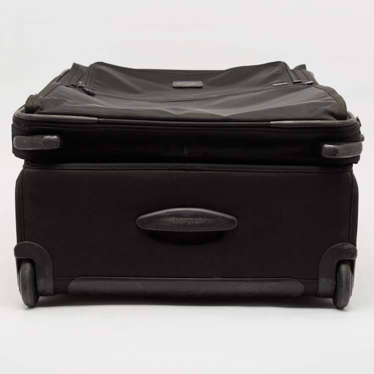 Pre Owned TUMI Black Nylon 2 Wheeled Alpha Expandable Extended Trip Luggage