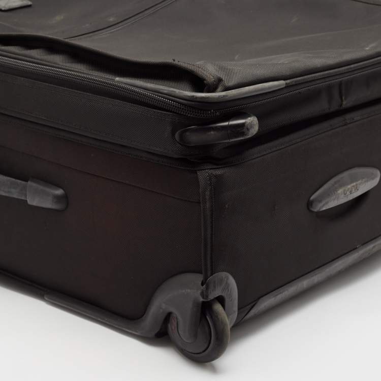 Pre Owned TUMI Black Nylon 2 Wheeled Alpha Expandable Extended Trip Luggage