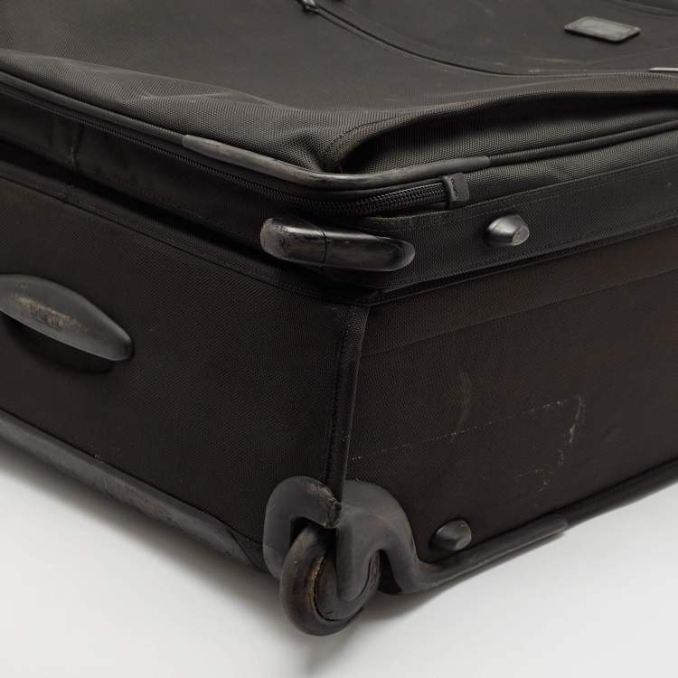 Pre Owned TUMI Black Nylon 2 Wheeled Alpha Expandable Extended Trip Luggage