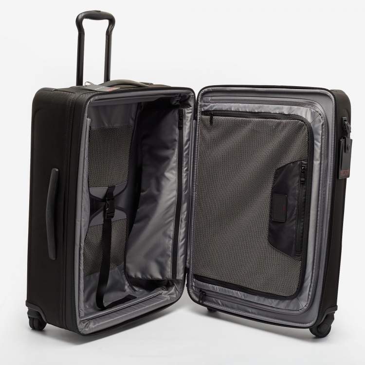 Pre Owned TUMI Black Nylon 4 Wheeled Alpha 3 Expandable Short Trip Packing Case
