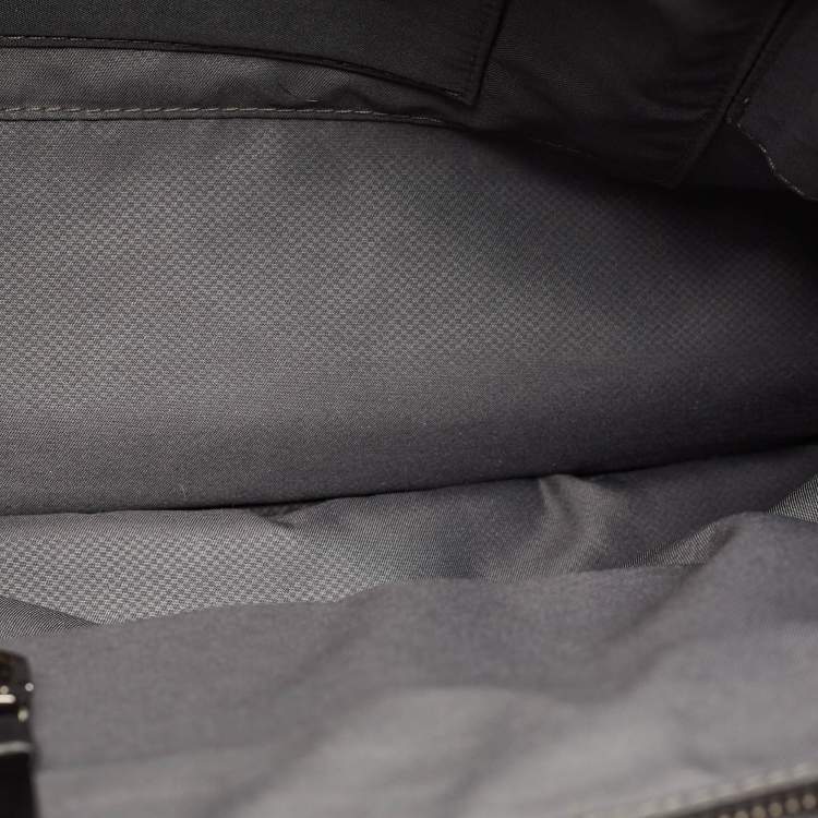 Pre Owned Tumi Black Leather Harrison Double Zip Briefcase Bag