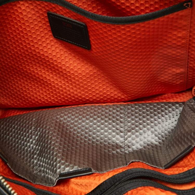 Pre Owned Tumi Olive Green Fabric Alpha Bravo Everett Essential Briefcase