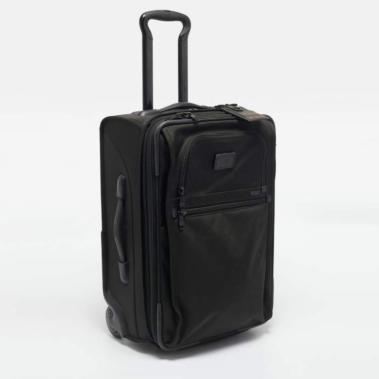 Pre Owned TUMI Black Nylon 2 Wheeled Expandable Carry-On Luggage