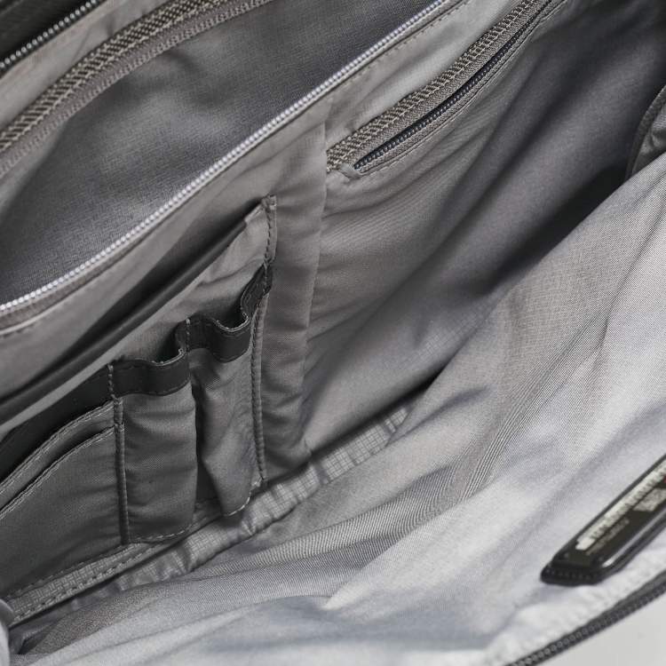 Pre Owned TUMI Black Nylon Alpha 3 Organizer Briefcase Bag