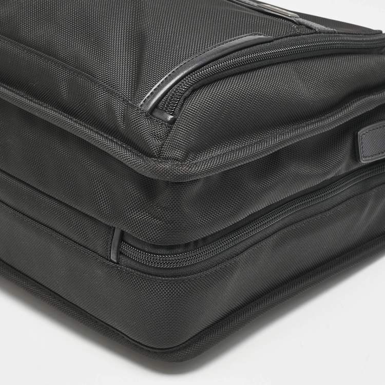 Pre Owned TUMI Black Nylon Alpha 3 Organizer Briefcase Bag