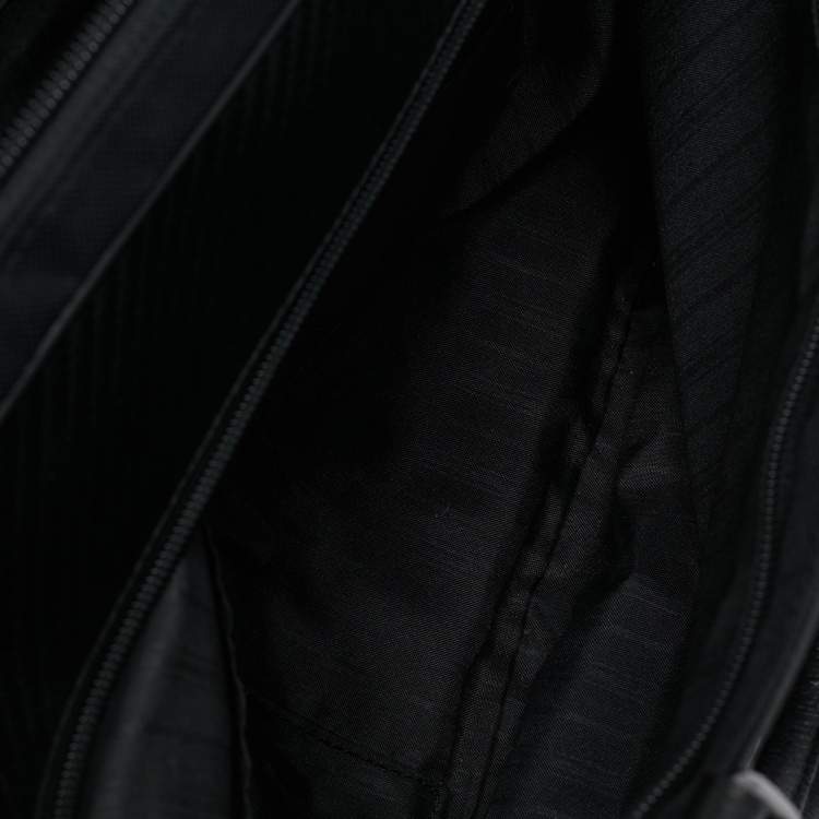 Pre Owned TUMI Black Nylon Berwick Double Zip Briefcase
