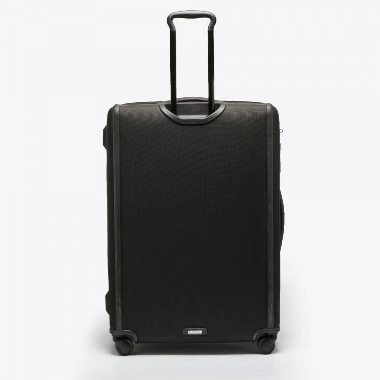 Pre Owned TUMI Black Nylon 4 Wheeled Alpha 3 Expandable Extended Trip Luggage