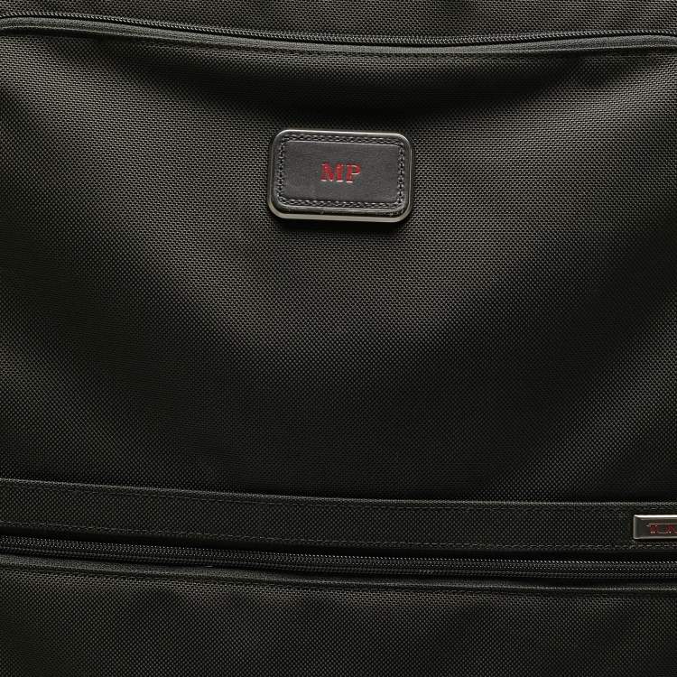 Pre Owned TUMI Black Nylon 4 Wheeled Alpha 3 Expandable Extended Trip Luggage