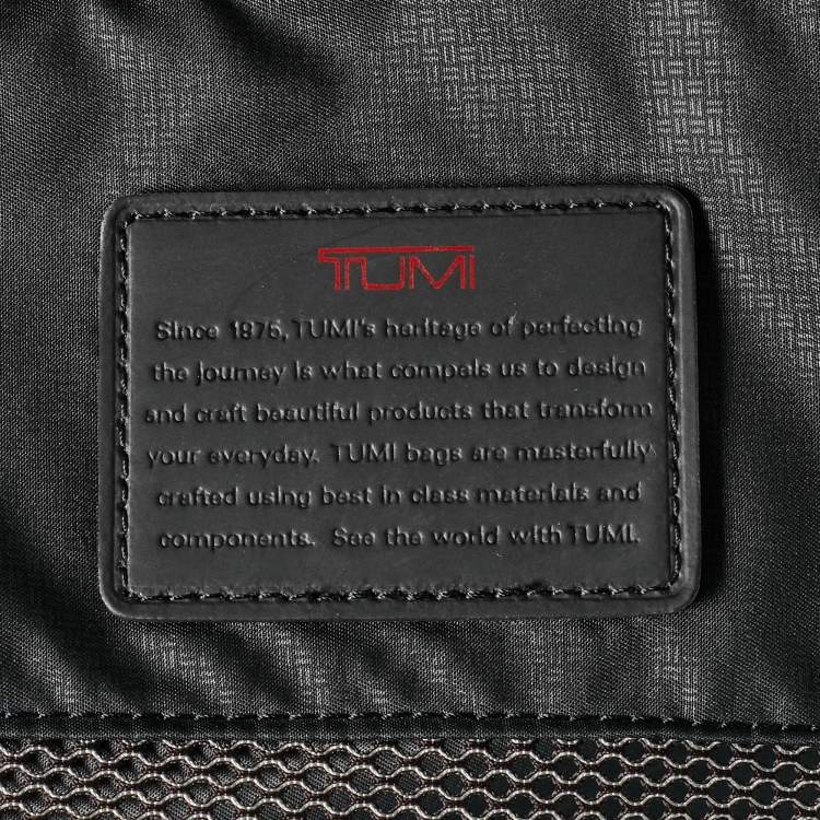 Pre Owned TUMI Black Nylon 4 Wheeled Alpha 3 Expandable Short Trip Luggage