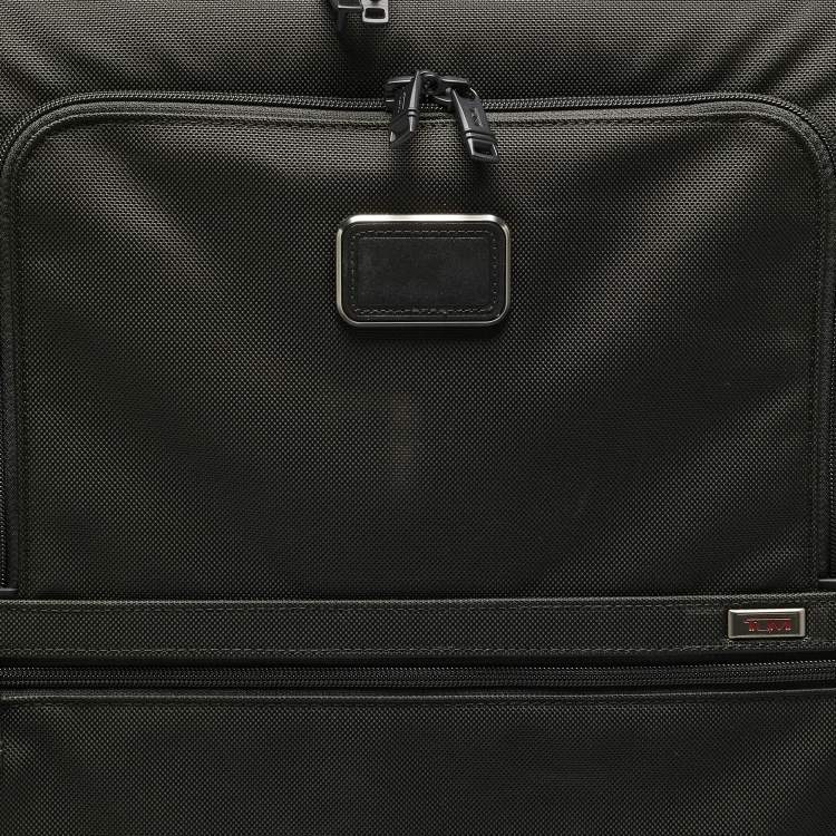 Pre Owned TUMI Black Nylon 4 Wheeled Alpha 3 Expandable Short Trip Luggage