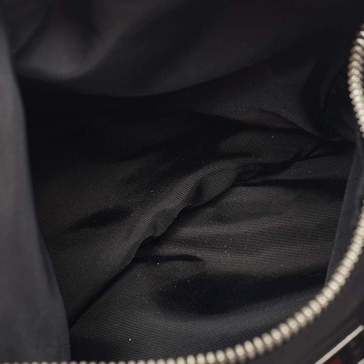 Pre Owned TUMI Black Nylon Flat Crossbody Bag