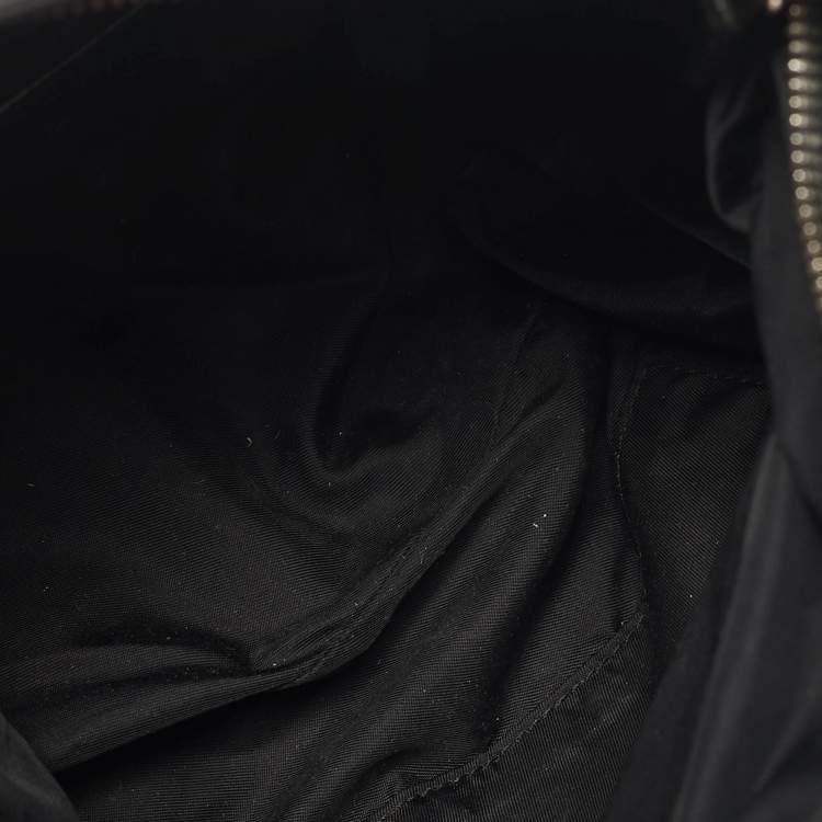 Pre Owned TUMI Black Nylon Flat Crossbody Bag