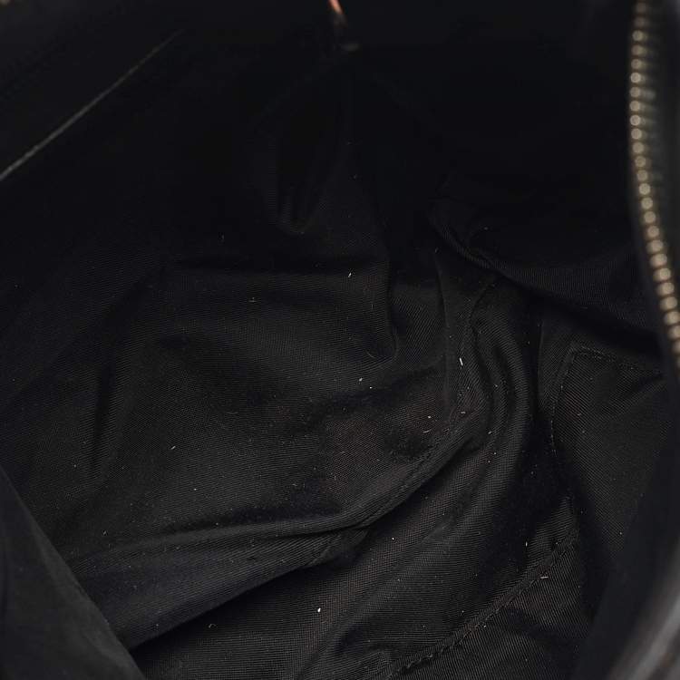 Pre Owned TUMI Black Nylon Flat Crossbody Bag