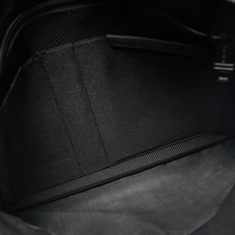 Pre Owned TUMI Black Nylon Ballistic Flap Messenger Bag