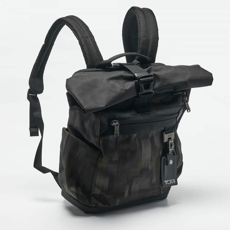 Pre Owned TUMI Multicolor Nylon Birch Roll Top Backpack