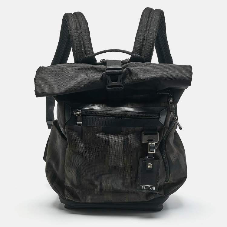 Pre Owned TUMI Multicolor Nylon Birch Roll Top Backpack