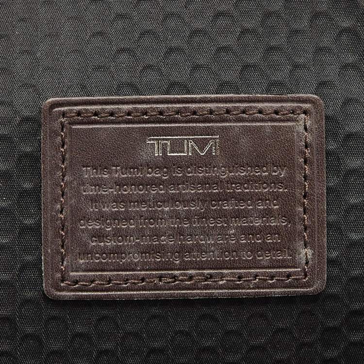 Pre Owned TUMI Black/Brown Nylon Alpha Bravo Kingsville Deluxe Backpack