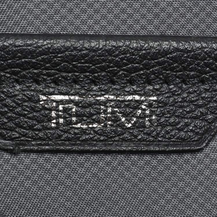 Pre Owned TUMI Black Leather Harrison Bradner Backpack