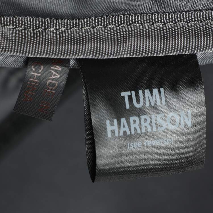 Pre Owned TUMI Black Leather Harrison Bradner Backpack