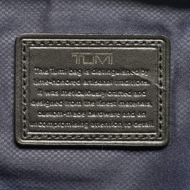 Pre Owned TUMI Black Coated Canvas Alpha Bravo Knox Backpack
